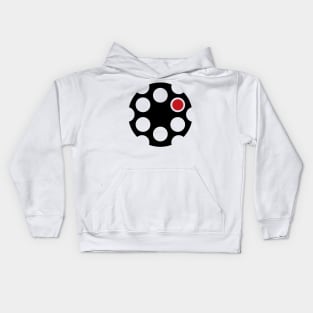 Russian Roulette Revolver Kids Hoodie